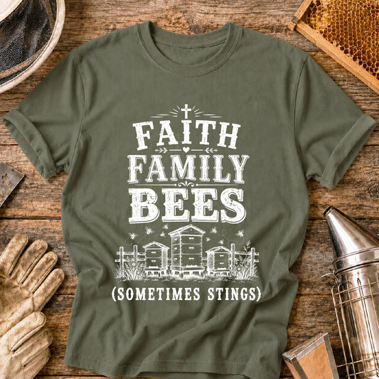 Faith Family Bees T-Shirt
