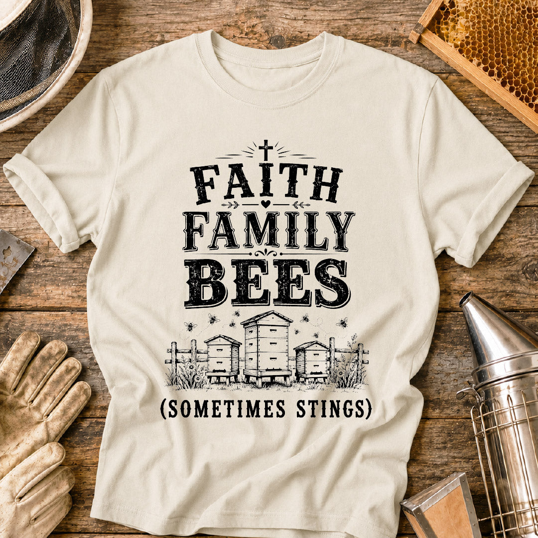 Faith Family Bees T-Shirt