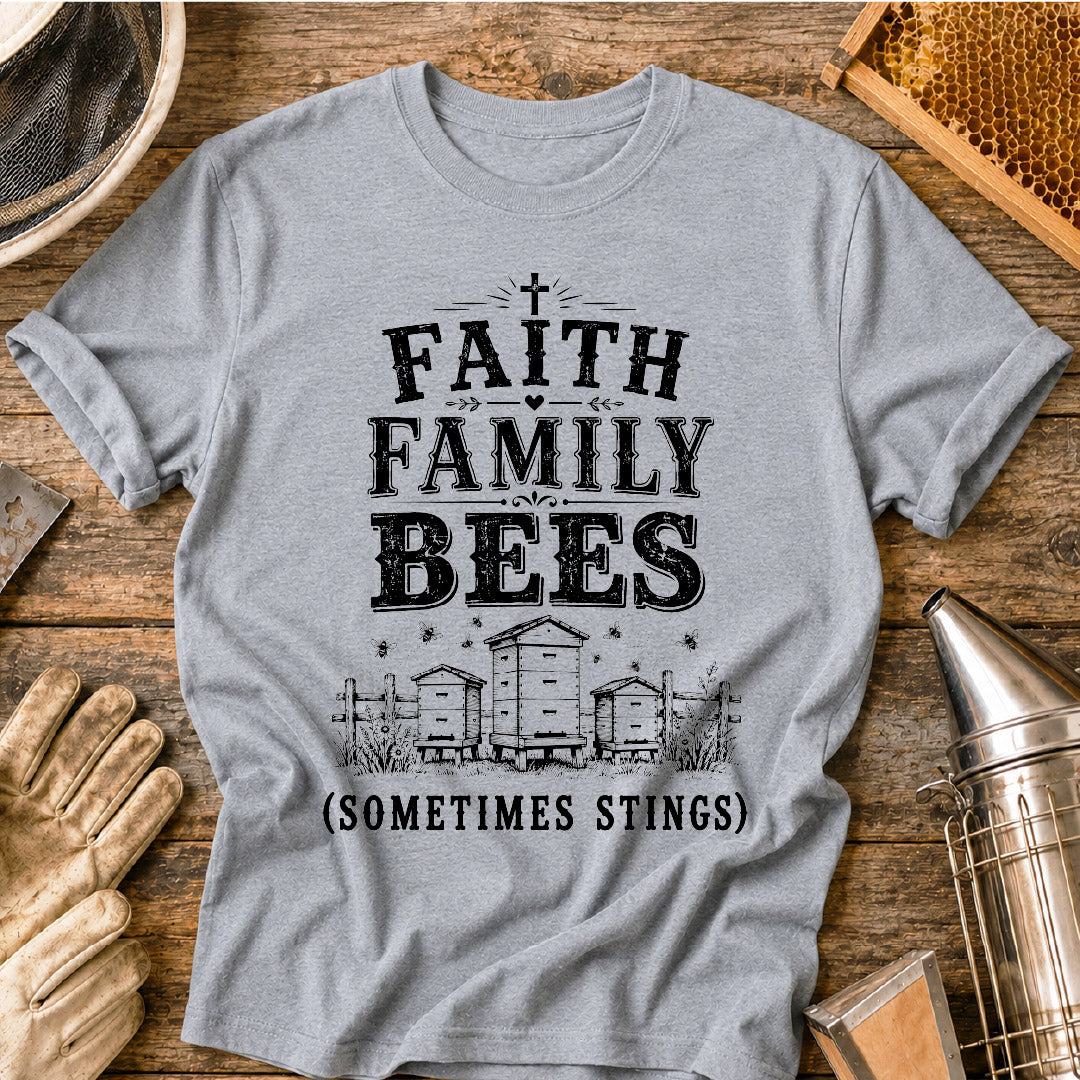 Faith Family Bees T-Shirt