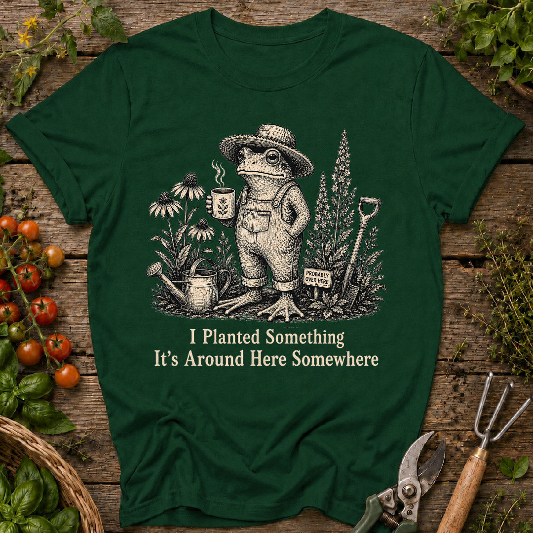 funny gardening shirt, frog gardener shirt, gardener gift, plant lover shirt, gardening humor, frog shirt, vegetable garden gift, cottagecore gardening, garden lover shirt, funny plant shirt