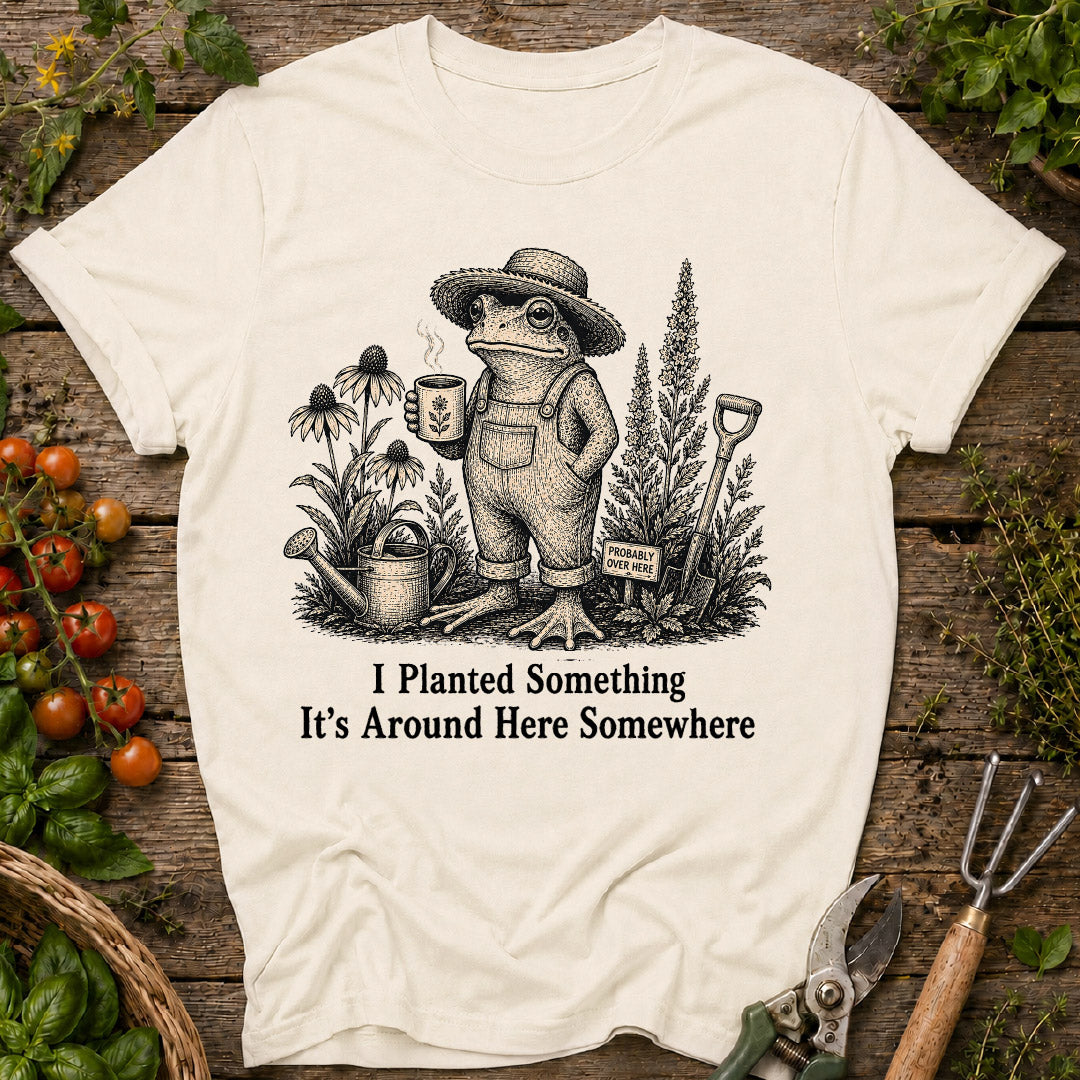funny gardening shirt, frog gardener shirt, gardener gift, plant lover shirt, gardening humor, frog shirt, vegetable garden gift, cottagecore gardening, garden lover shirt, funny plant shirt