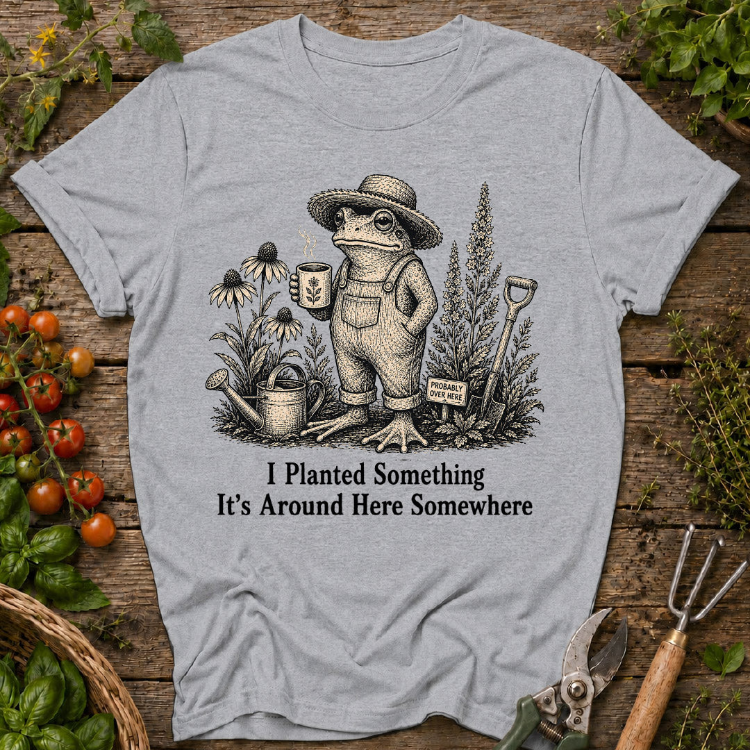funny gardening shirt, frog gardener shirt, gardener gift, plant lover shirt, gardening humor, frog shirt, vegetable garden gift, cottagecore gardening, garden lover shirt, funny plant shirt