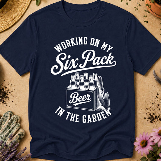 working on my six pack, funny gardening shirt, beer garden shirt, gardener humor, gardening beer shirt, funny gardener gift, garden lover shirt, gardening t shirt, beer lover gardener, gift for gardener