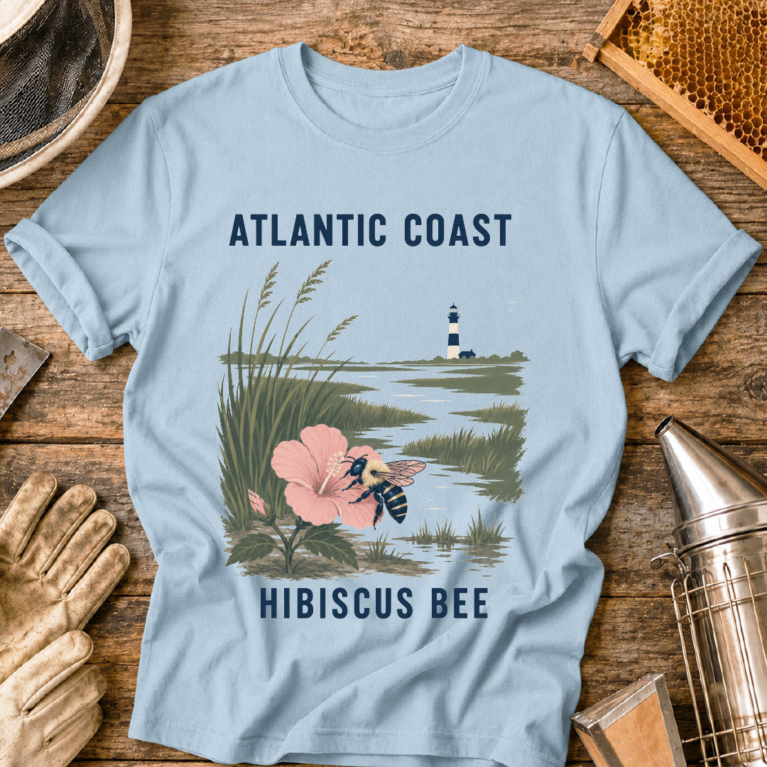 Atlantic Coast Hibiscus Bee T-Shirt