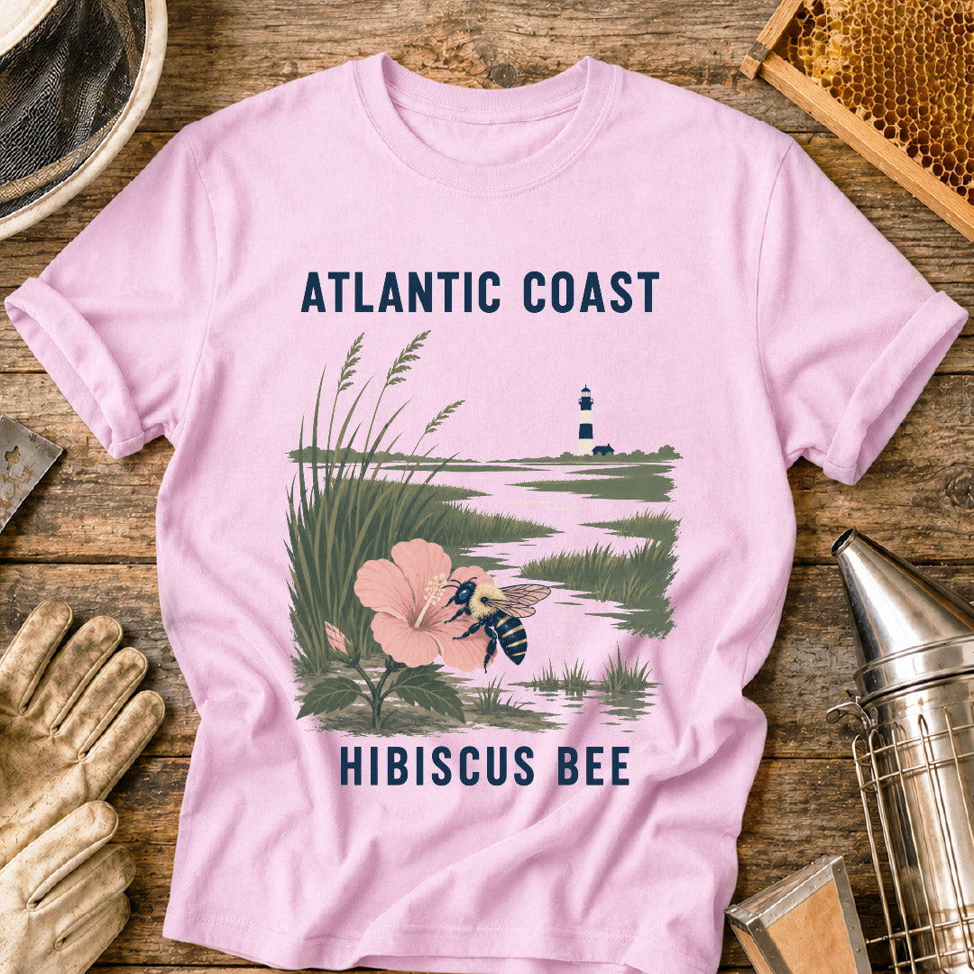 Atlantic Coast Hibiscus Bee T-Shirt