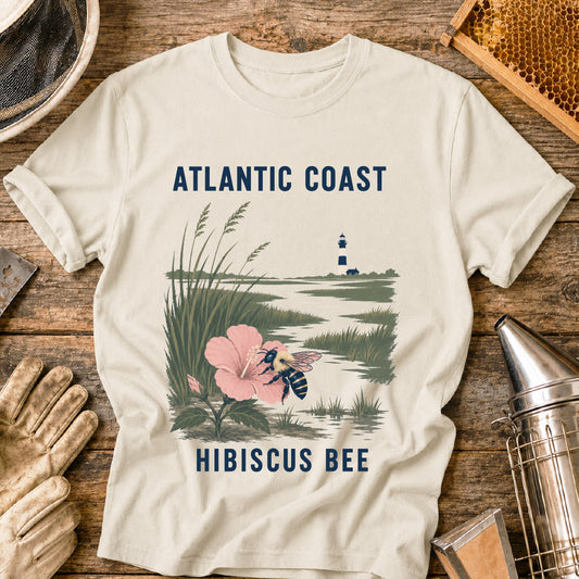 Atlantic Coast Hibiscus Bee T-Shirt