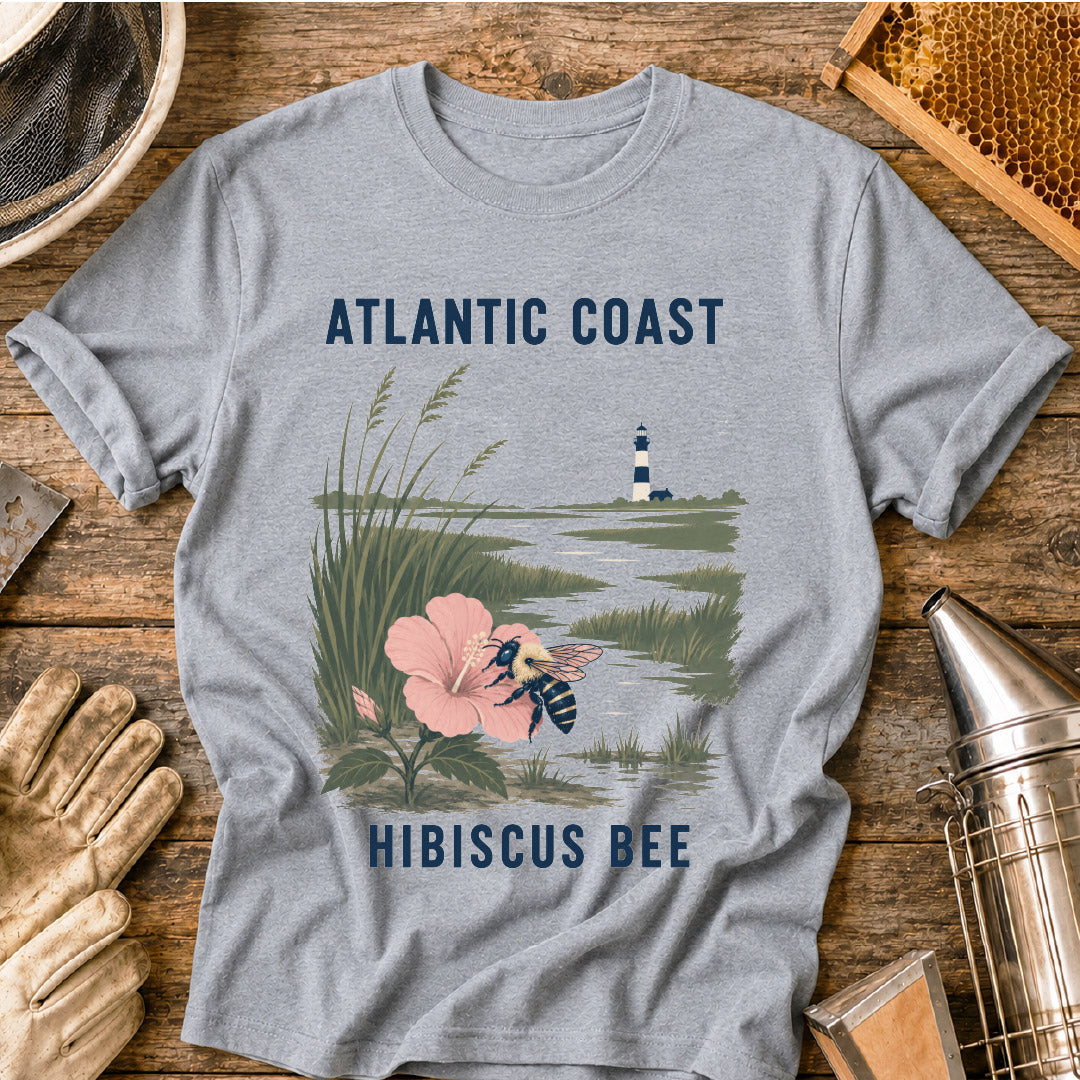 Atlantic Coast Hibiscus Bee T-Shirt