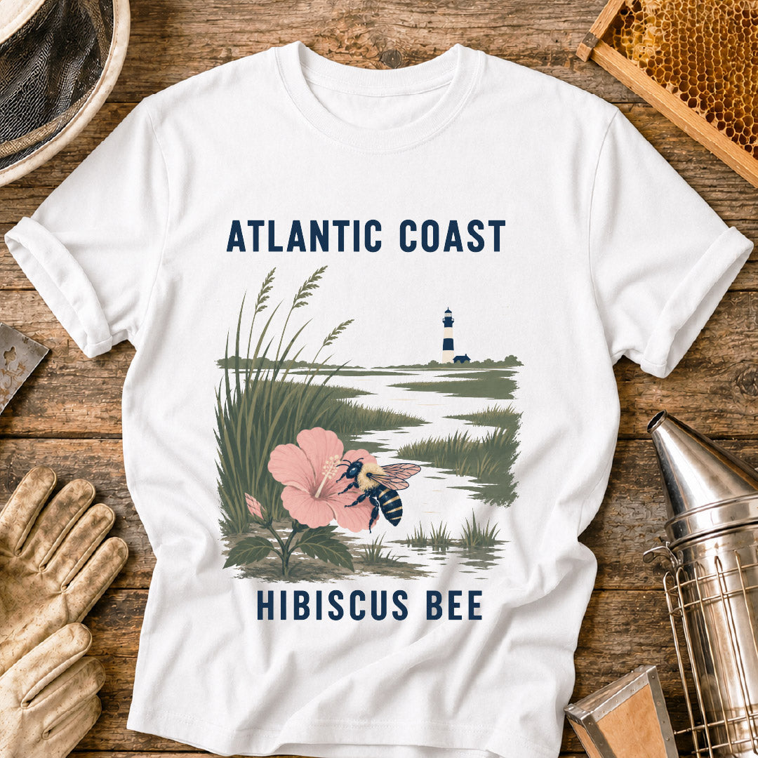 Atlantic Coast Hibiscus Bee T-Shirt
