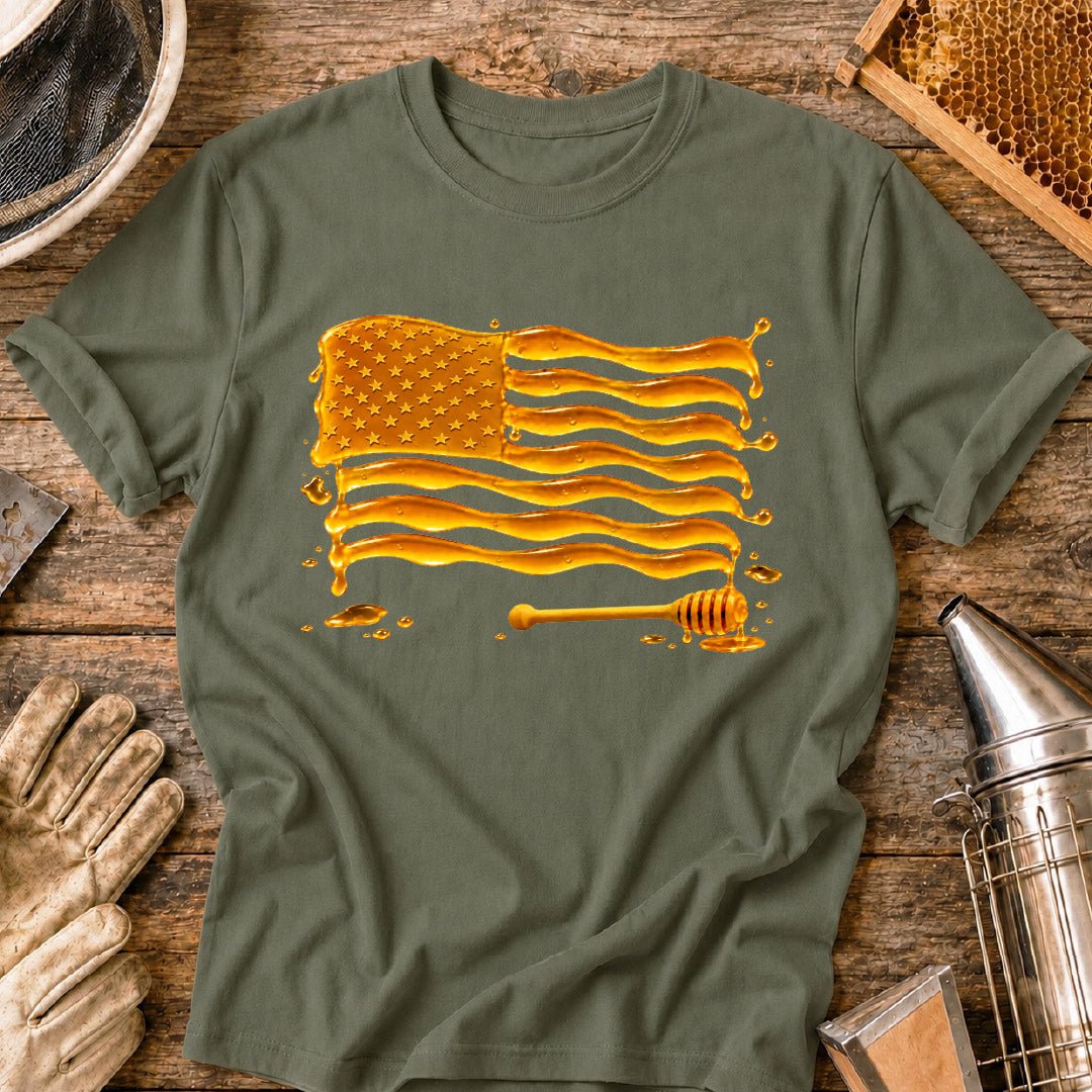 Gold Honey Flag T-Shirt