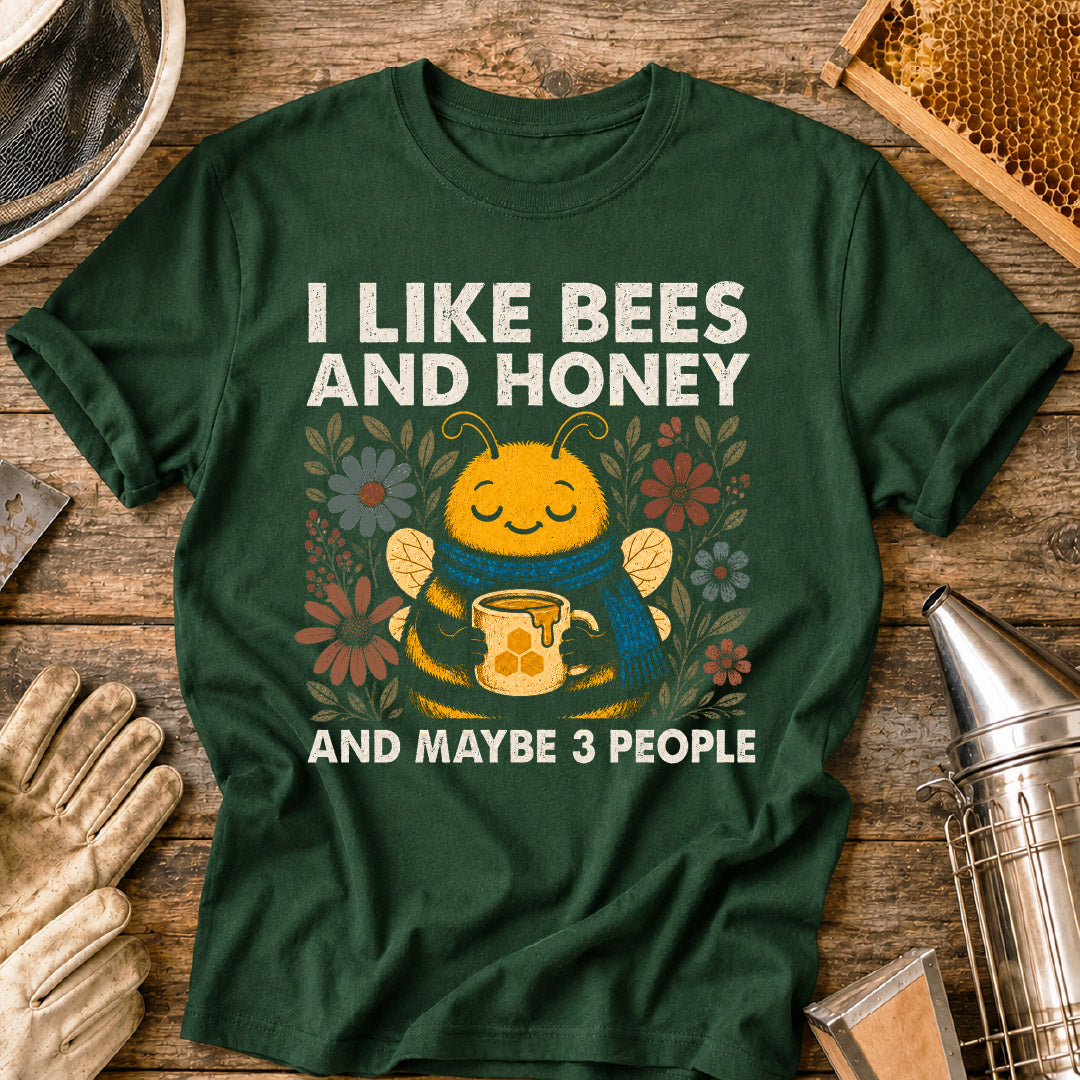 I Like Bees, Honey & 3 People T-Shirt