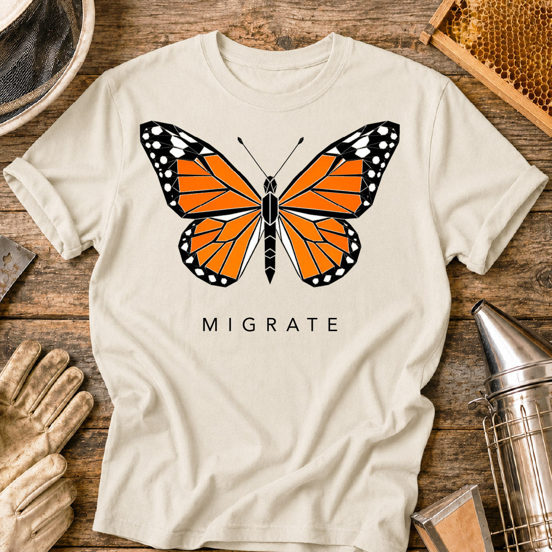 Migrate Monarch Butterfly T-Shirt