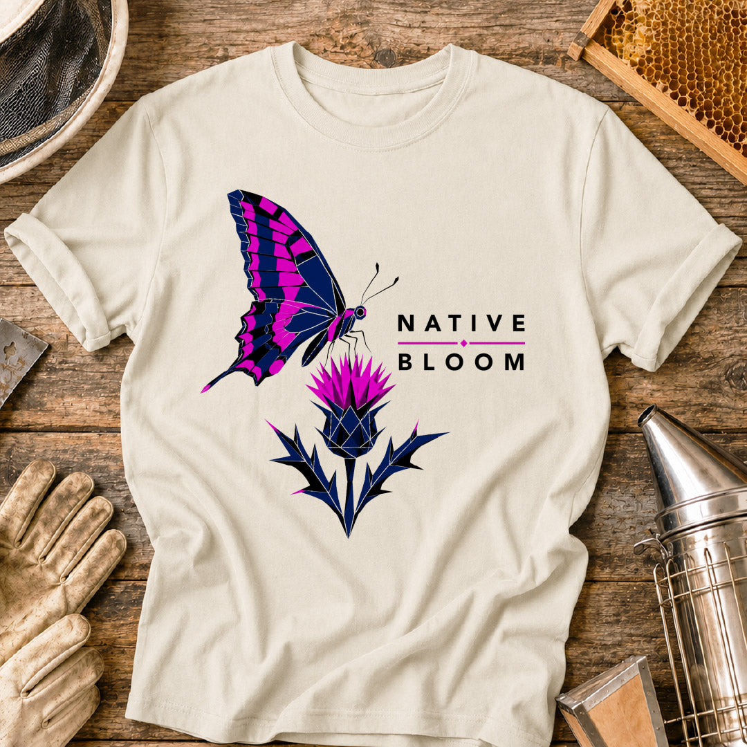 Native Bloom Butterfly Pollinator T-Shirt