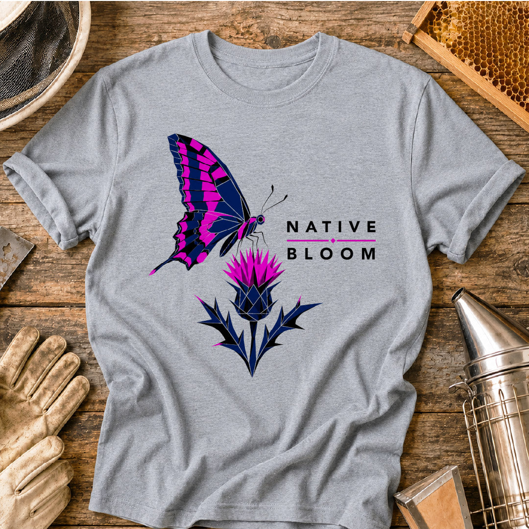 Native Bloom Butterfly Pollinator T-Shirt