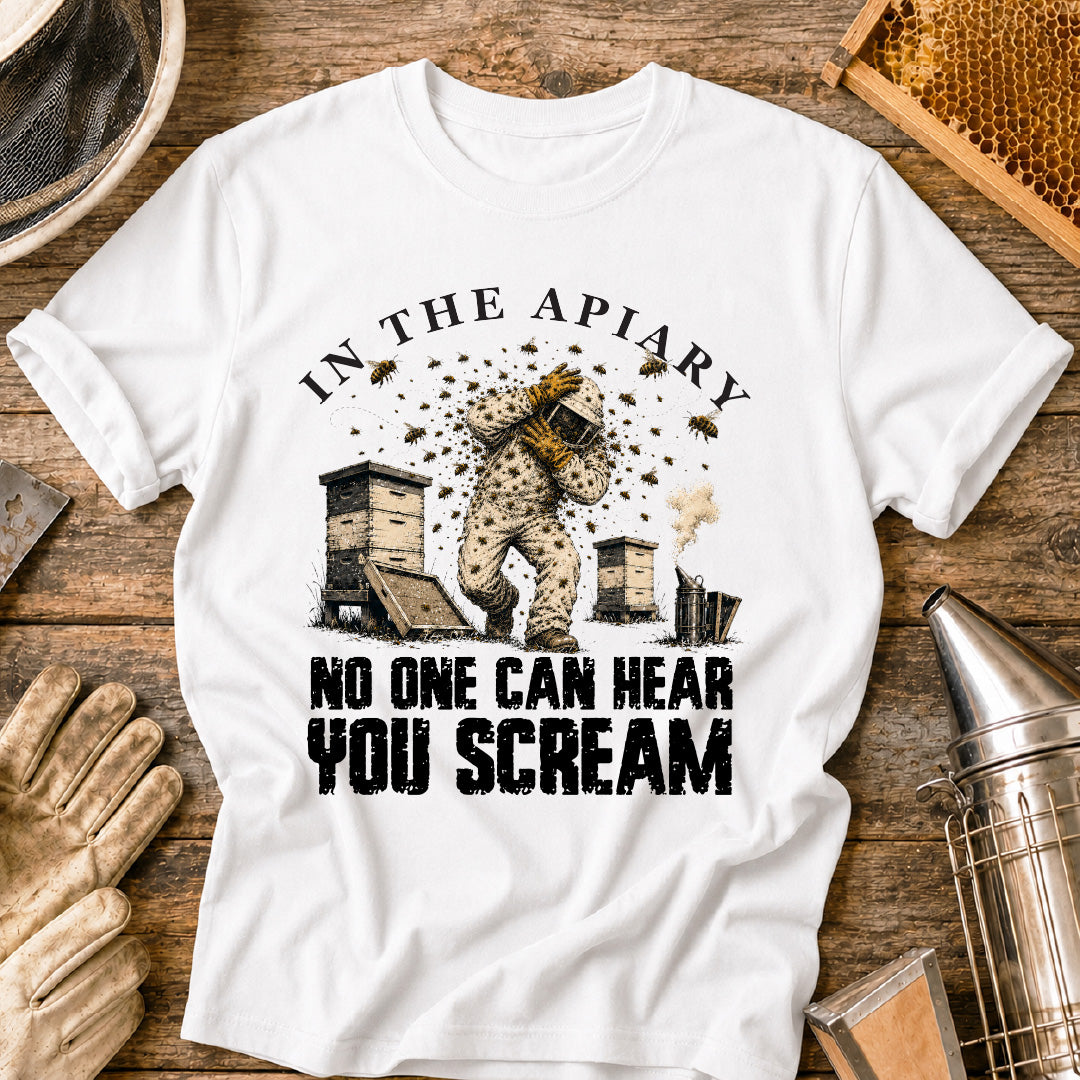 In The Apiary No One Can Hear You Scream T-Shirt