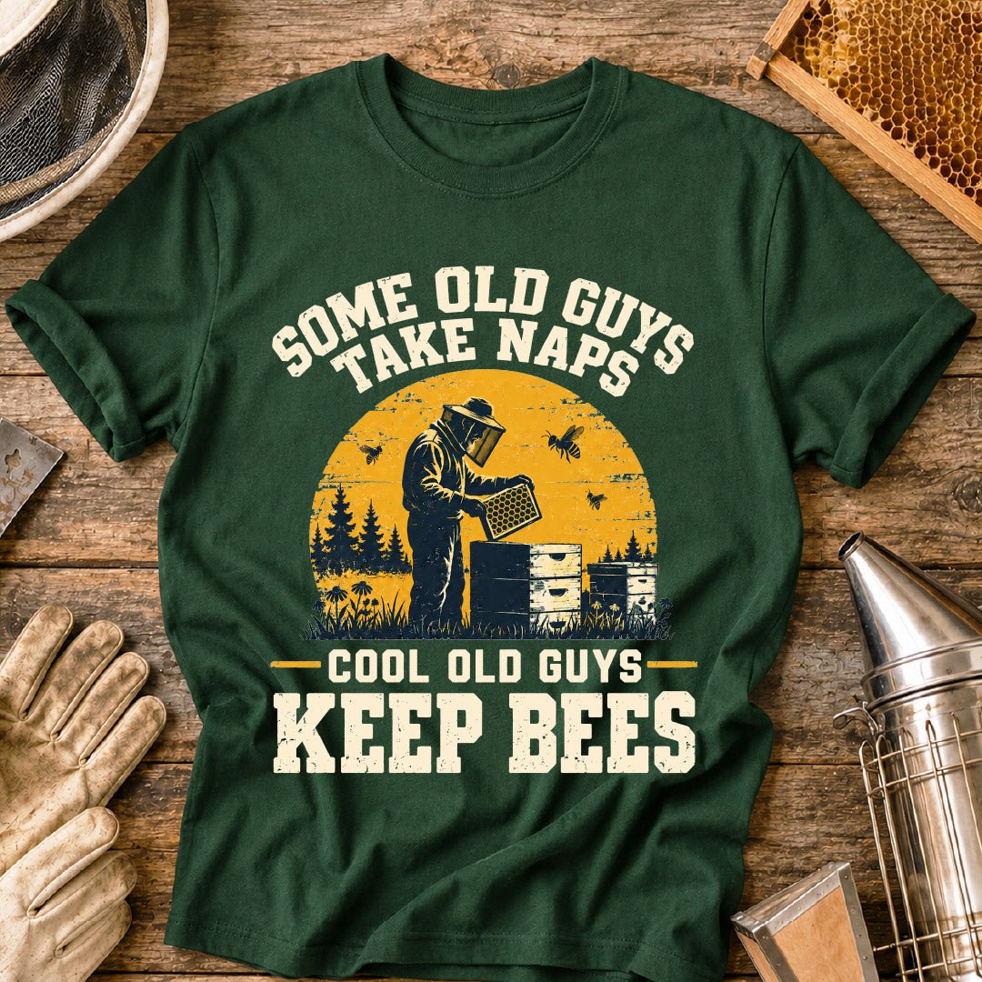 Old Guys Keep Bees T-Shirt