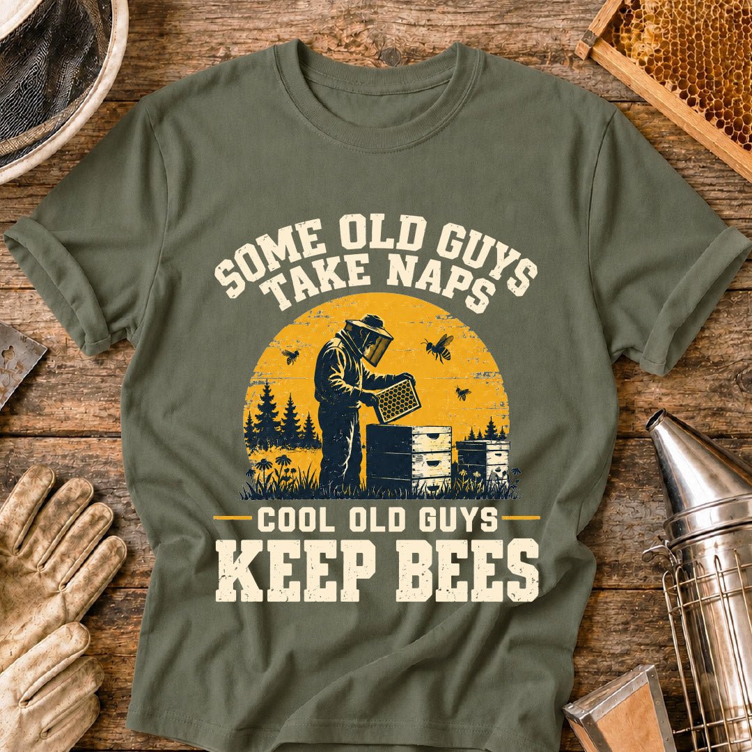 Old Guys Keep Bees T-Shirt