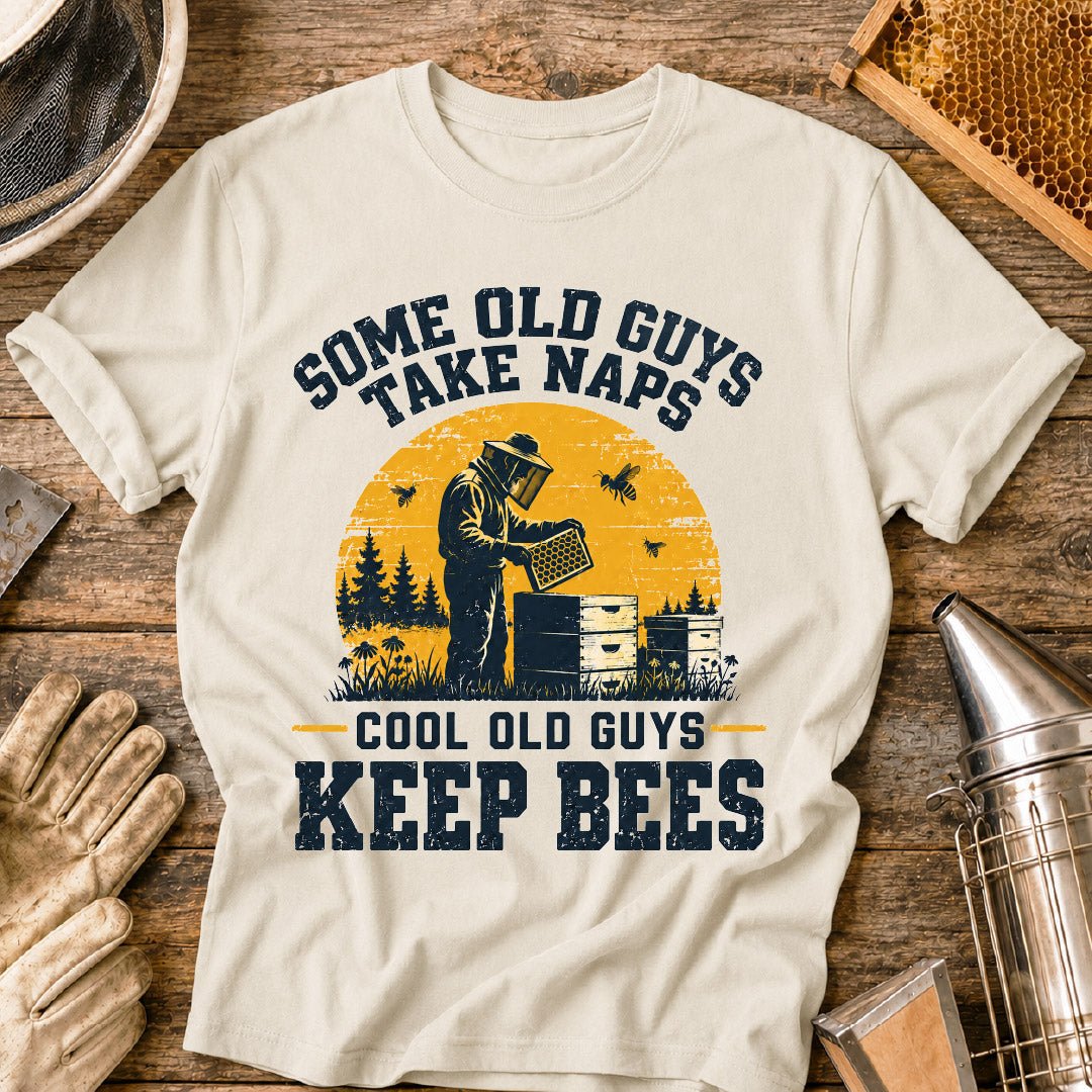 Old Guys Keep Bees T-Shirt