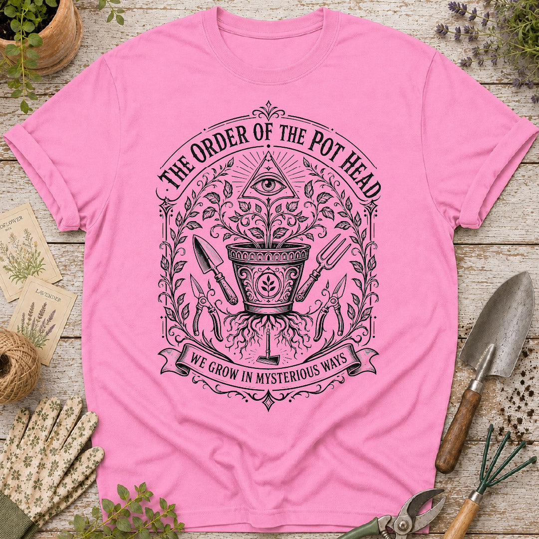 order of the pot head, funny gardening shirt, gardener gift, plant lover shirt, garden club shirt, botanical t shirt, gardening humor, vintage garden shirt, pot head gardener, gifts for gardeners