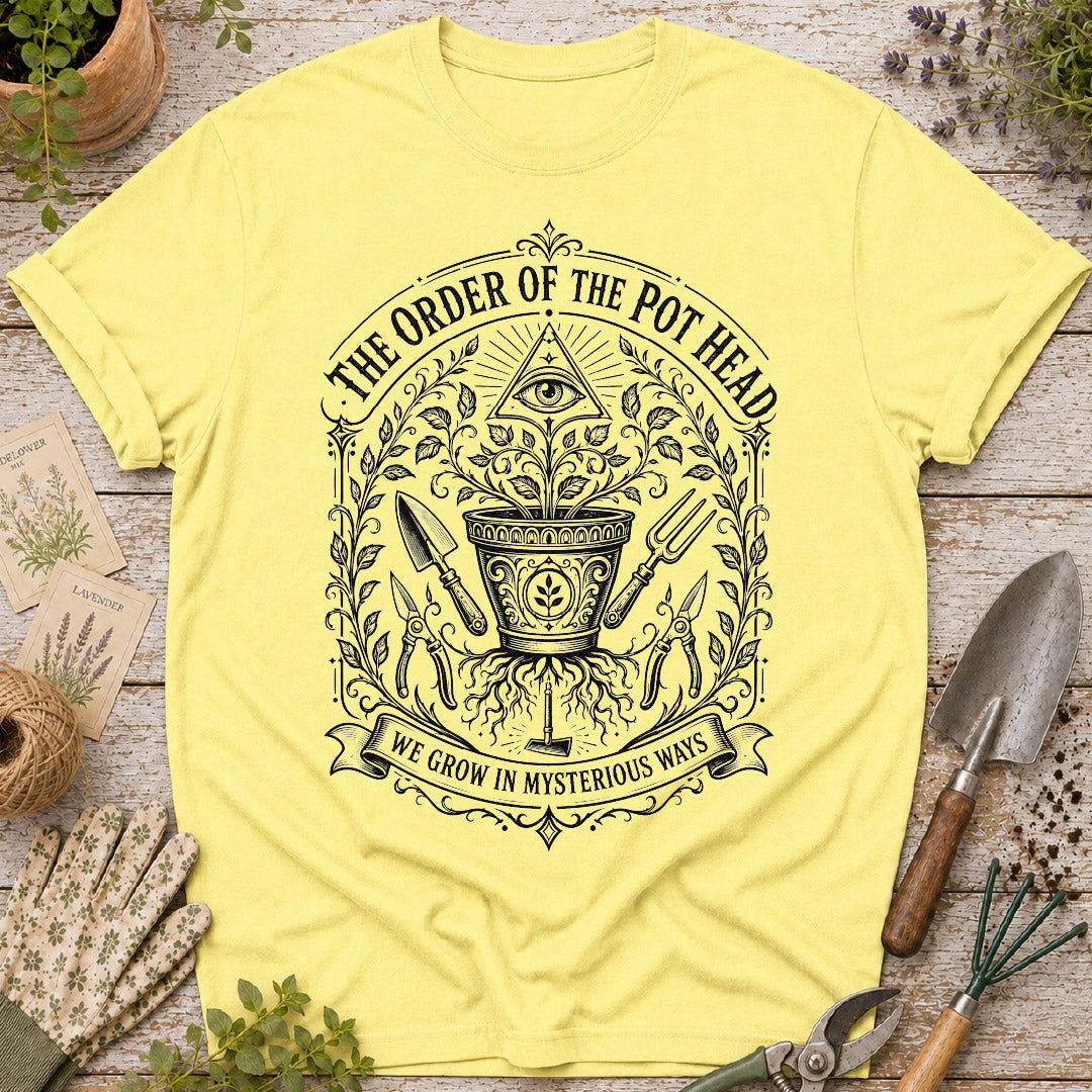 order of the pot head, funny gardening shirt, gardener gift, plant lover shirt, garden club shirt, botanical t shirt, gardening humor, vintage garden shirt, pot head gardener, gifts for gardeners