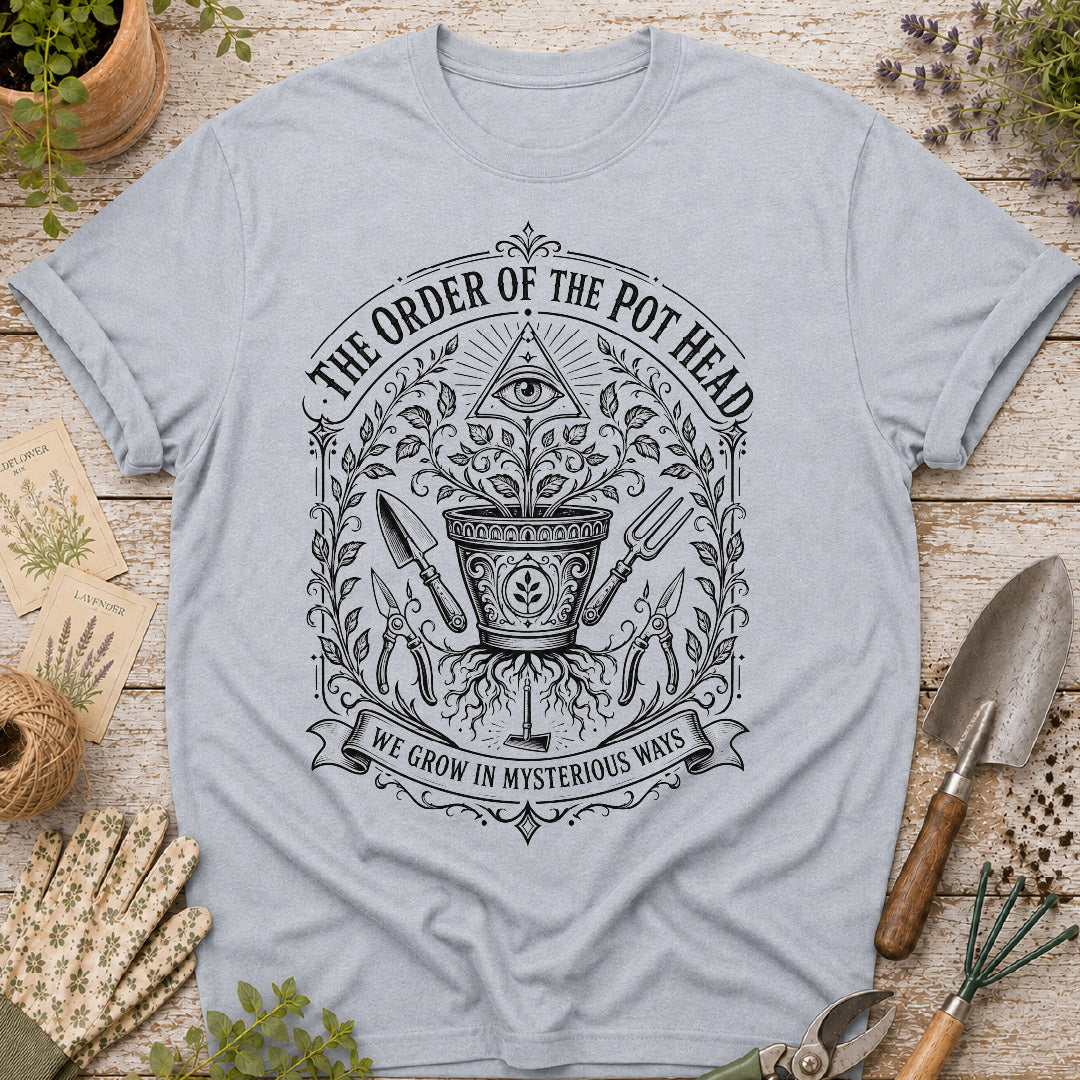 order of the pot head, funny gardening shirt, gardener gift, plant lover shirt, garden club shirt, botanical t shirt, gardening humor, vintage garden shirt, pot head gardener, gifts for gardeners