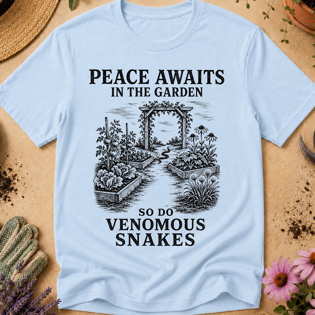 Peace Awaits in the Garden T-Shirt