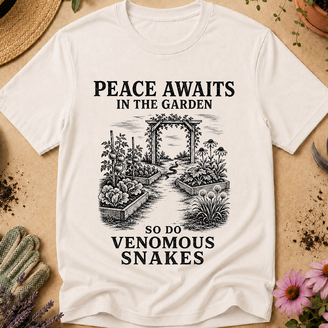 Peace Awaits in the Garden T-Shirt