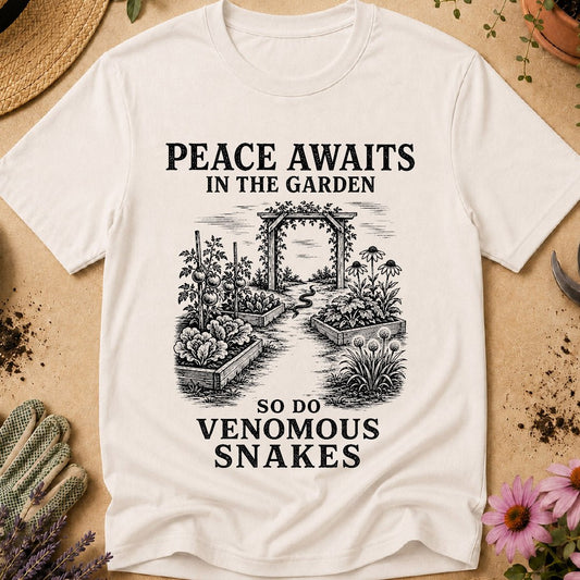 Peace Awaits in the Garden T-Shirt
