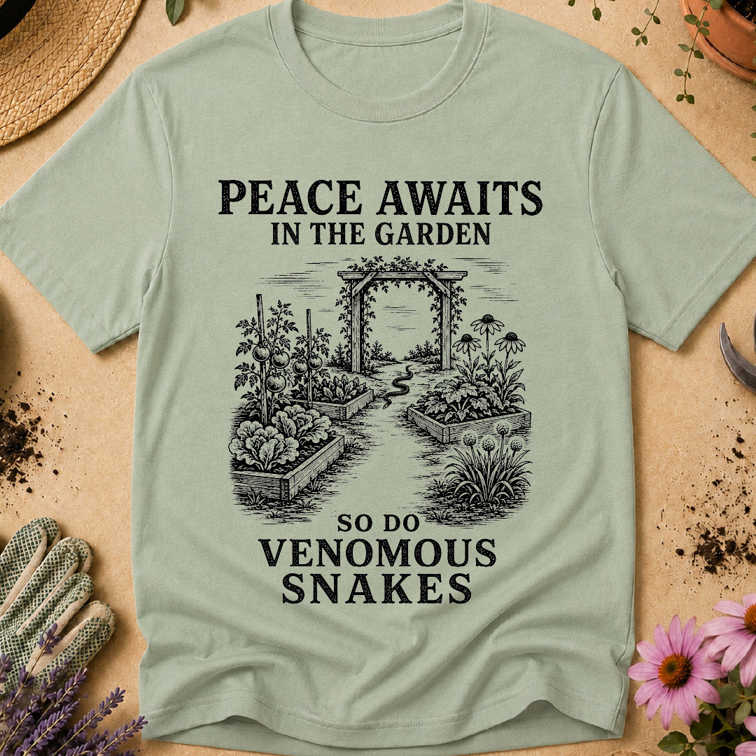 Peace Awaits in the Garden T-Shirt