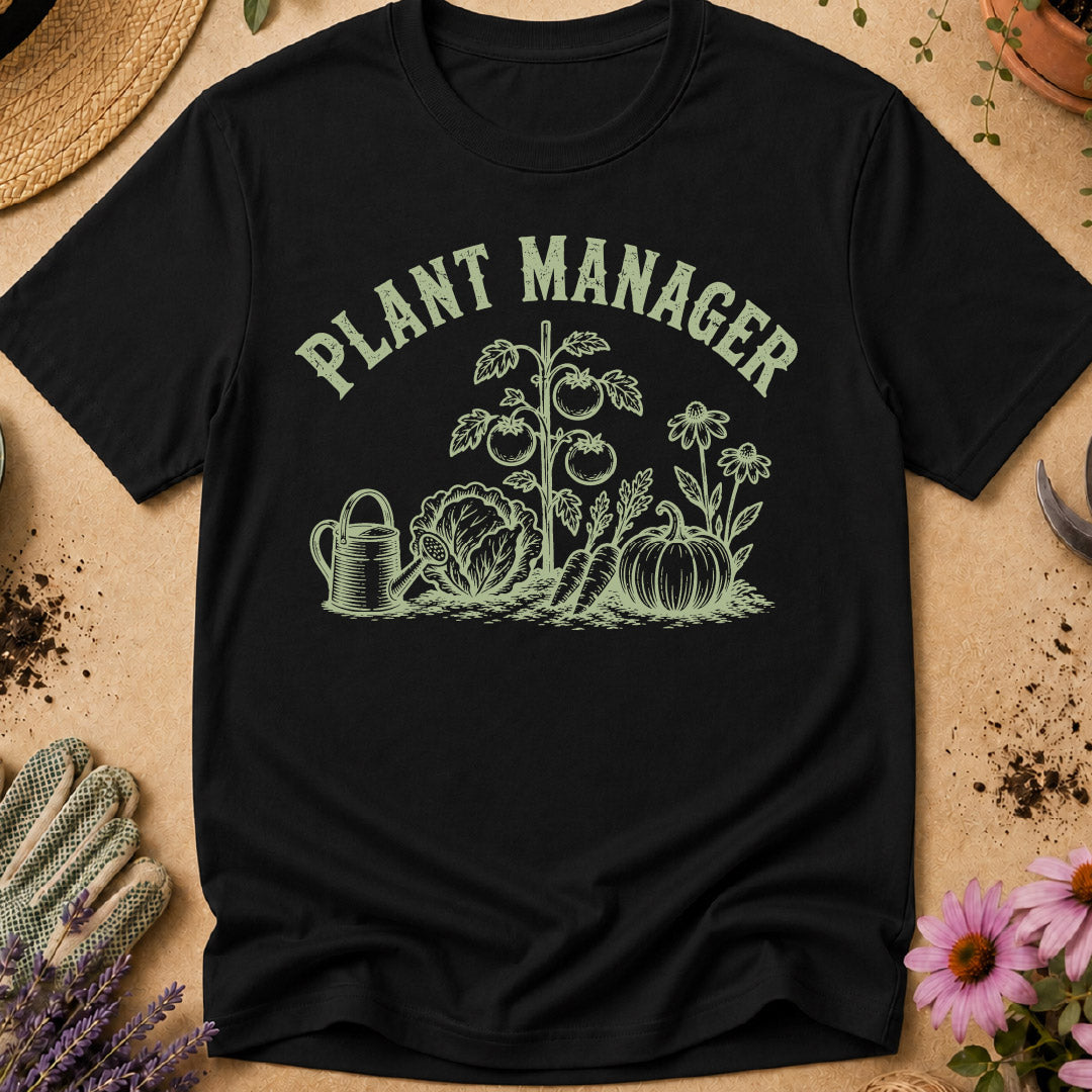 plant manager shirt, gardening shirt, gardener gift, funny gardening shirt, vegetable garden shirt, garden lover gift, backyard gardener, plant lover shirt, gardening gift, vegetable gardener