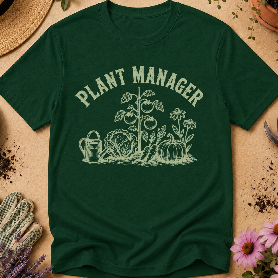plant manager shirt, gardening shirt, gardener gift, funny gardening shirt, vegetable garden shirt, garden lover gift, backyard gardener, plant lover shirt, gardening gift, vegetable gardener