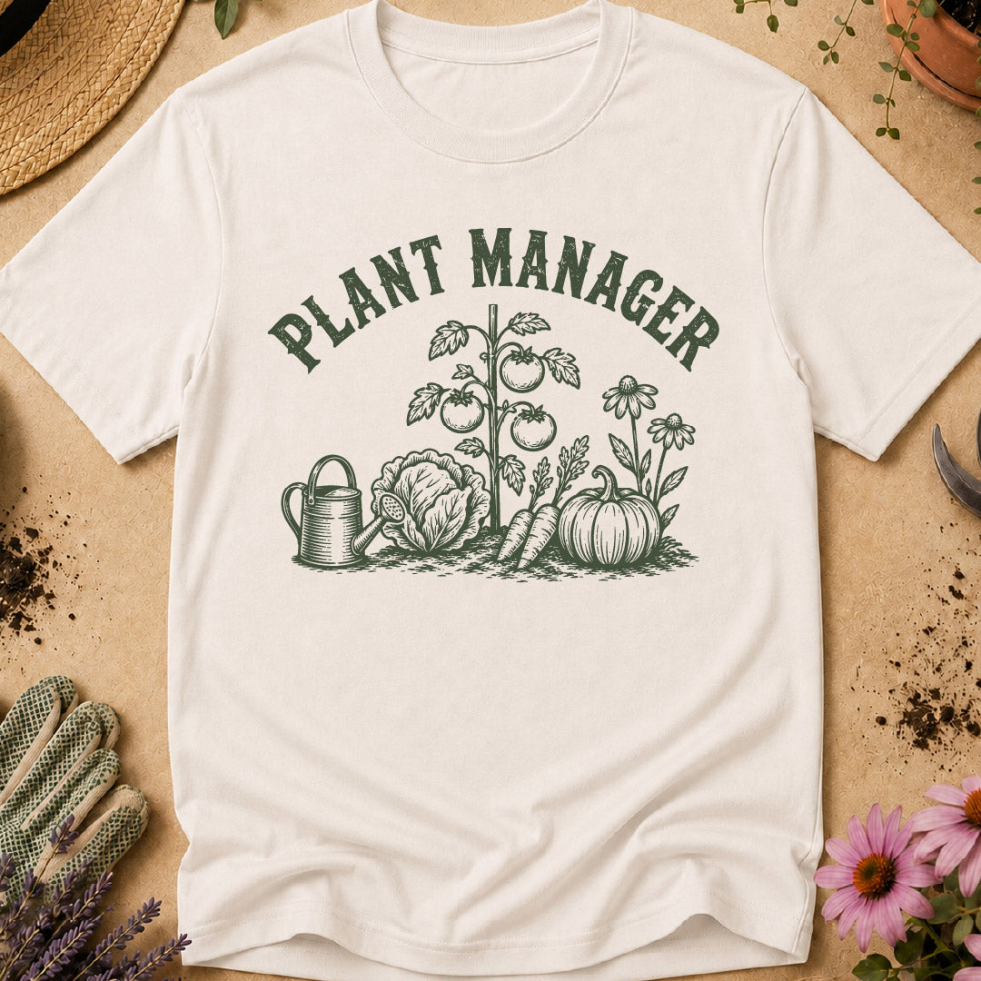plant manager shirt, gardening shirt, gardener gift, funny gardening shirt, vegetable garden shirt, garden lover gift, backyard gardener, plant lover shirt, gardening gift, vegetable gardener