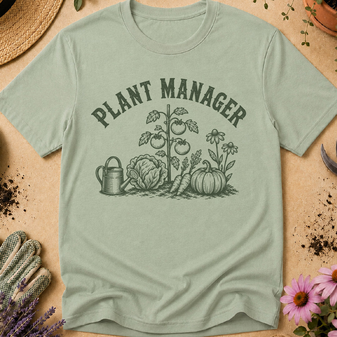 plant manager shirt, gardening shirt, gardener gift, funny gardening shirt, vegetable garden shirt, garden lover gift, backyard gardener, plant lover shirt, gardening gift, vegetable gardener
