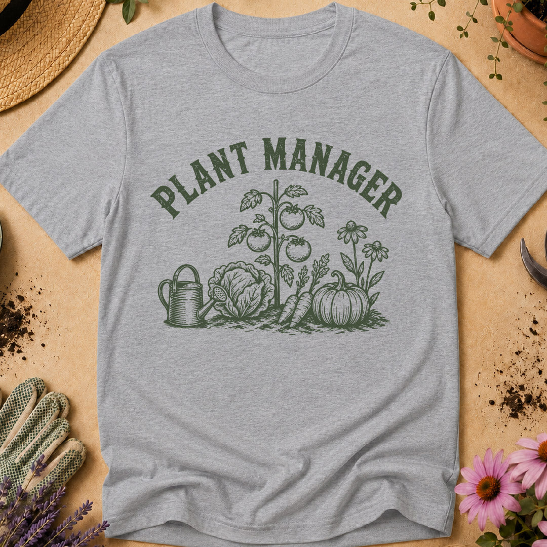 plant manager shirt, gardening shirt, gardener gift, funny gardening shirt, vegetable garden shirt, garden lover gift, backyard gardener, plant lover shirt, gardening gift, vegetable gardener