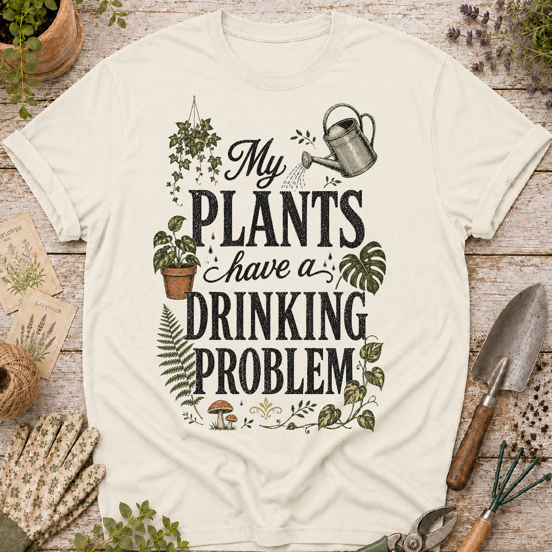 My Plants Have a Drinking Problem T-Shirt