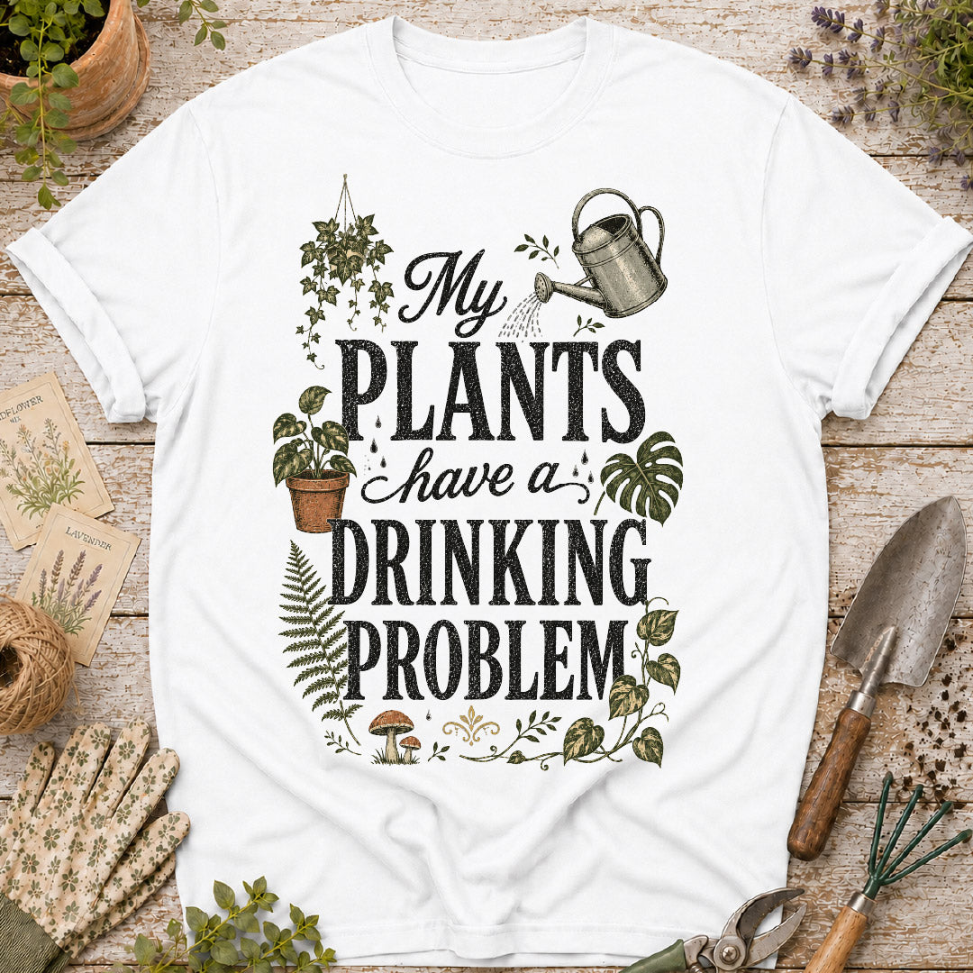 My Plants Have a Drinking Problem T-Shirt