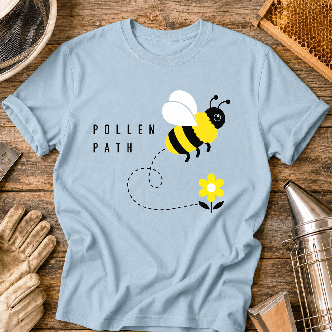 Pollen Path Modern Bee T-Shirt