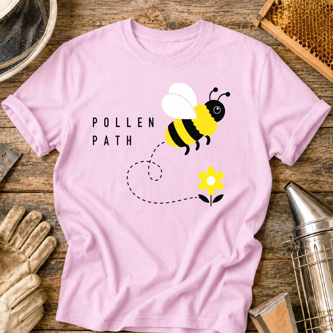 Pollen Path Modern Bee T-Shirt