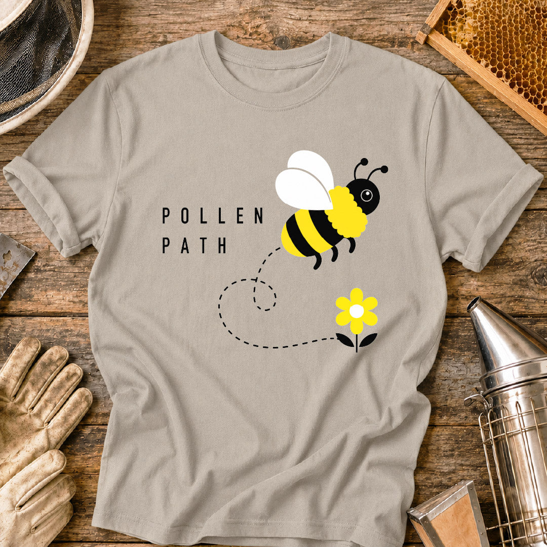 Pollen Path Modern Bee T-Shirt
