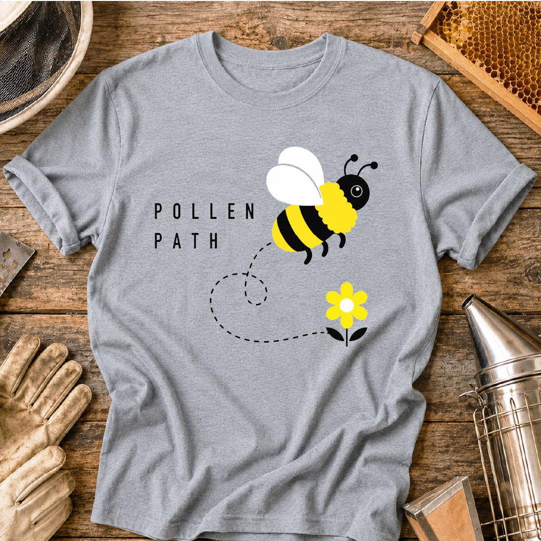 Pollen Path Modern Bee T-Shirt