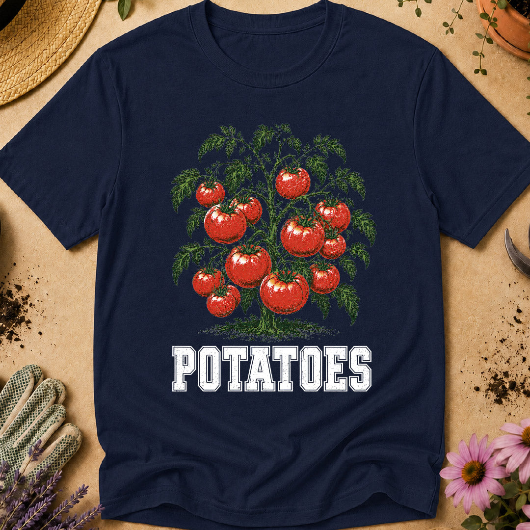 funny gardening shirt, tomato shirt, potatoes shirt, gardening humor, gardener gift, funny gardener shirt, vegetable garden shirt, garden joke shirt, plant lover shirt, quirky gardening shirt