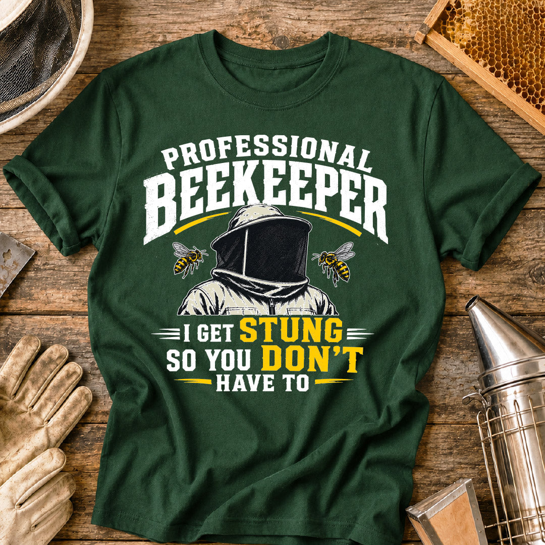Professional Beekeeper Gets Stung T-Shirt