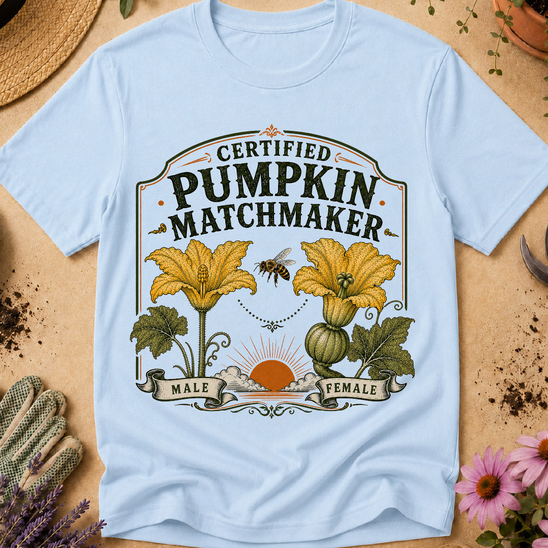 pumpkin shirt, pumpkin grower gift, pumpkin patch shirt, gardening shirt, vegetable gardener, squash blossoms, pumpkin pollination, gardener gift, pumpkin lover, pollinator garden