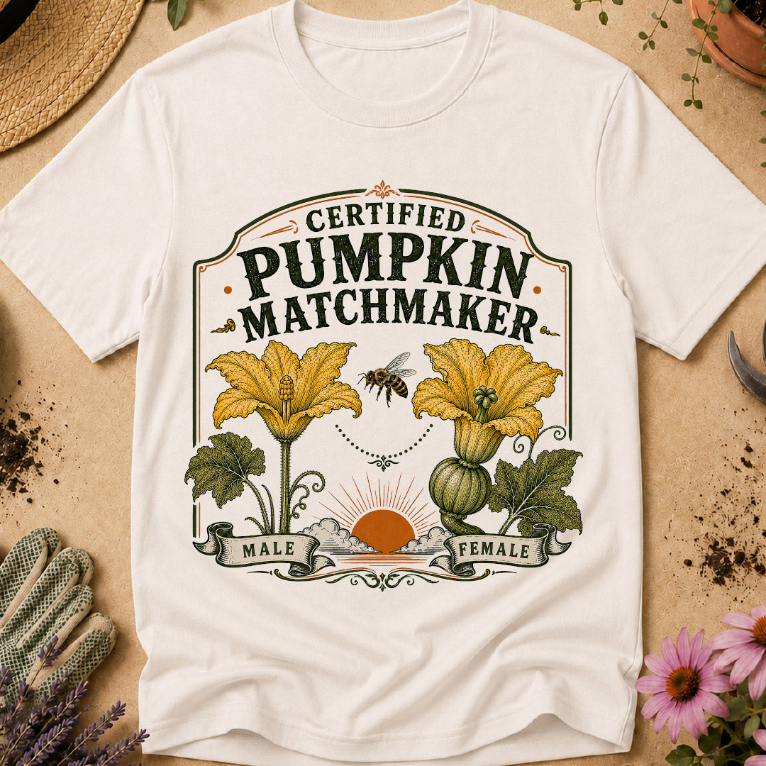 pumpkin shirt, pumpkin grower gift, pumpkin patch shirt, gardening shirt, vegetable gardener, squash blossoms, pumpkin pollination, gardener gift, pumpkin lover, pollinator garden