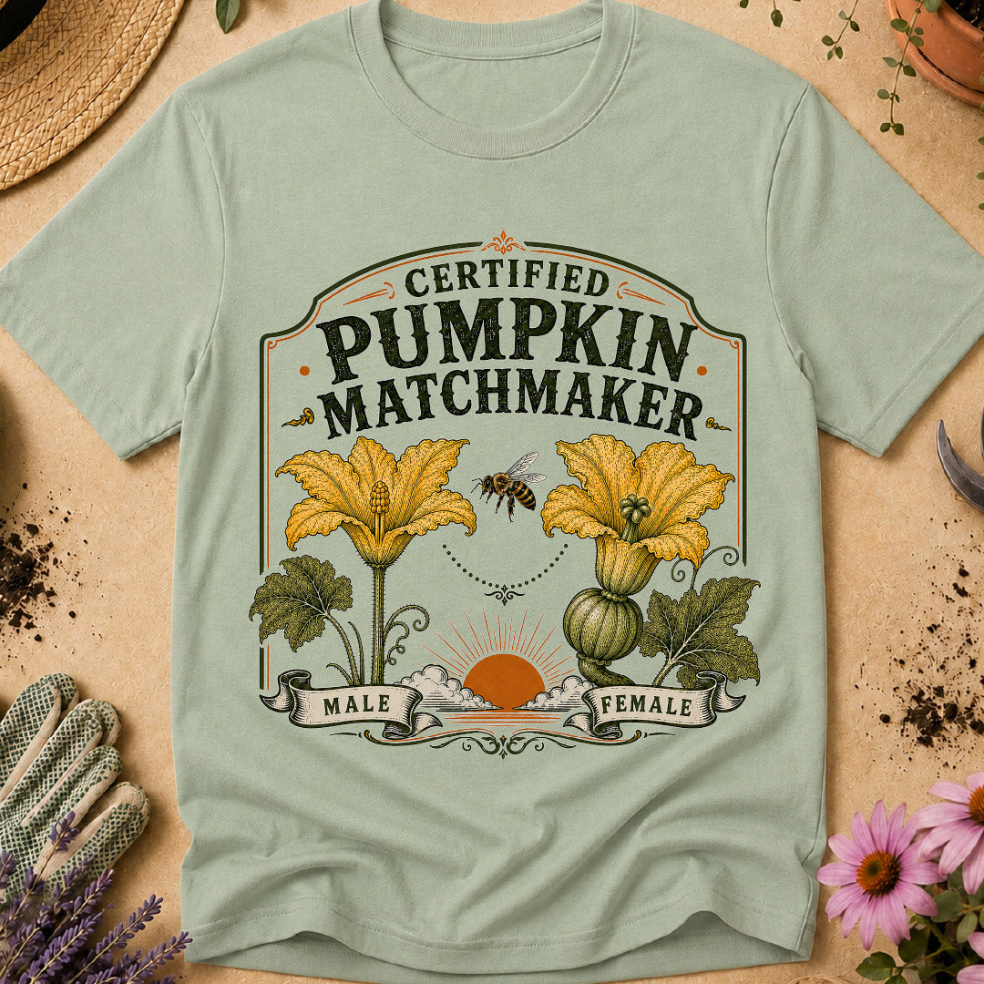 pumpkin shirt, pumpkin grower gift, pumpkin patch shirt, gardening shirt, vegetable gardener, squash blossoms, pumpkin pollination, gardener gift, pumpkin lover, pollinator garden