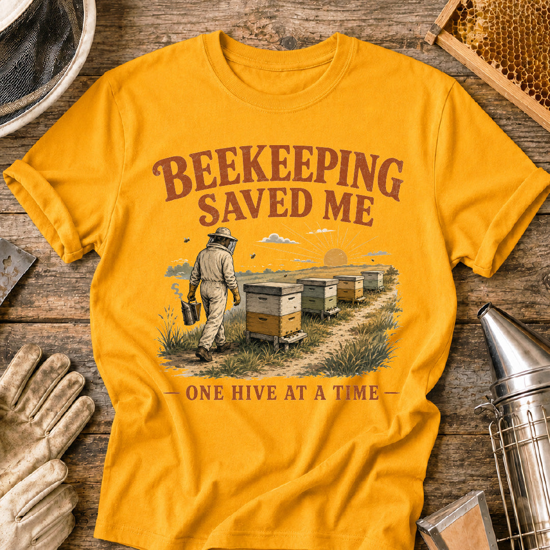 Beekeeping Saved Me T-Shirt