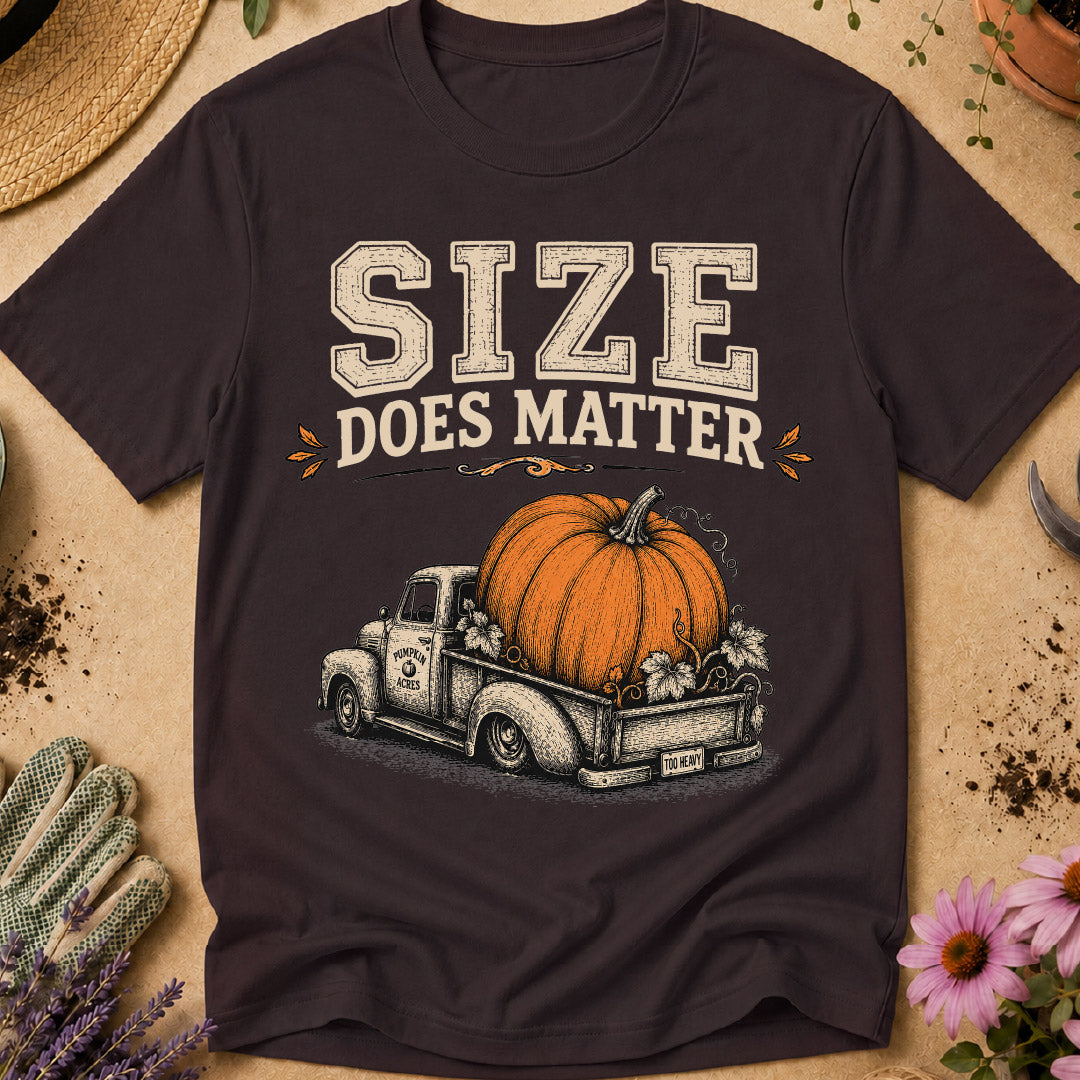 Size Matters Pumpkin T-Shirt