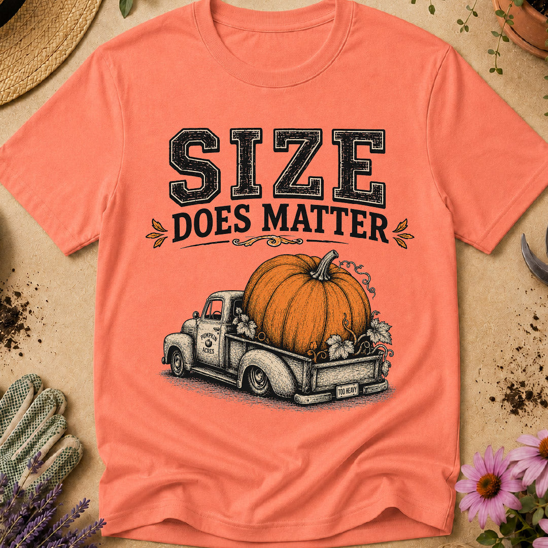 Size Matters Pumpkin T-Shirt