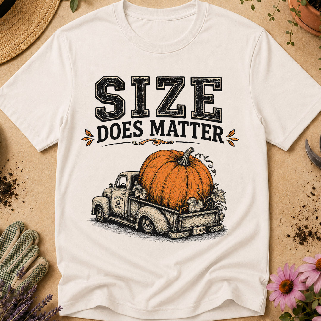 Size Matters Pumpkin T-Shirt