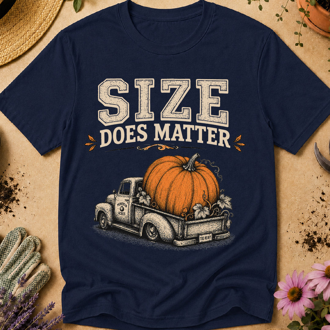 Size Matters Pumpkin T-Shirt