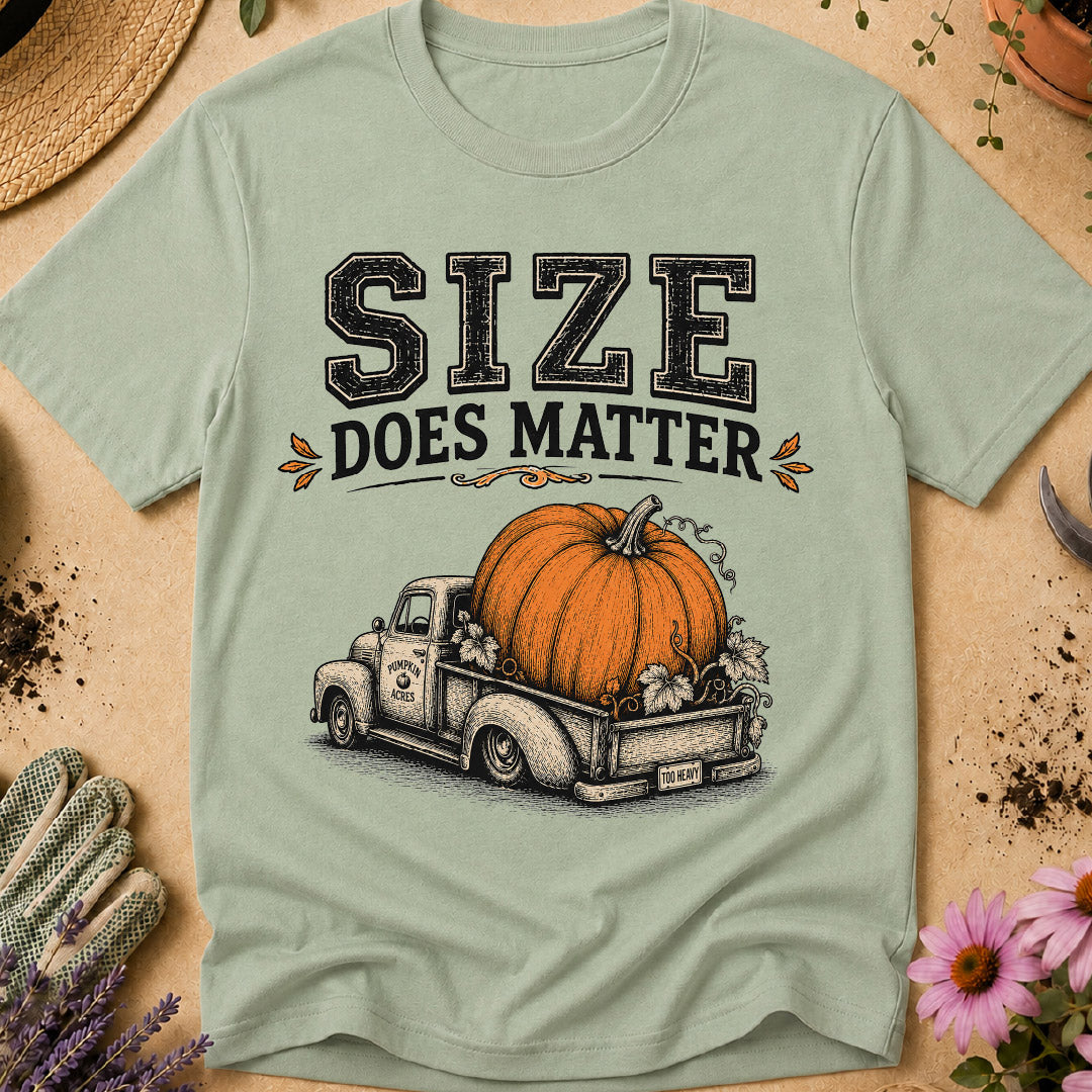 Size Matters Pumpkin T-Shirt